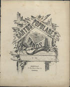 CORDEIRO, João Rodrigues, 1826-1881<br/>Cantos populares : 2 Fados para piano / Música de João Rodrigues Cordeiro e de António Castello Branco e Eduardo Castello Branco. - Lisboa : Sassetti & C.ª, [ca1873]. - Partitura (3 p.) ; 32 cm