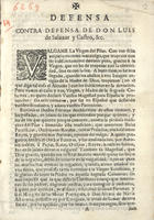 Defensa contra defensa de D. Luiz de Salazar y Castro, & c. - [S.l. : s.n. 17--]. - 128 p.