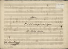 PORTUGAL, Marcos, 1762-1830<br/>Motivo : Pª S. A. R. a Serenissima Snrª Infanta D. Izabel Maria / De Marcos Portugal [entre 1810 e 1830]. - Partitura ([2] f.) ; 230x324 mm