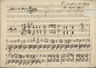 PORTUGAL, Marcos, 1762-1830<br/>Motivo : Pª a Serenissima Snrª Infanta D. Izabel Maria / De Marcos Portugal [entre 1810 e 1830]. - Partitura ([2] f.) ; 232x323 mm