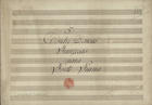 BOMTEMPO, João Domingos, 1775-1842<br/>5 Côntre Dansas Francezas : para Forte Piano / [João Domingos Bomtempo] [Entre 1795 e 1805]. - Partitura [4 f.] ; 227x319 mm