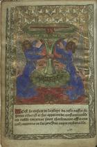 IGREJA CATOLICA.. Liturgia e ritual. Livro de horas<br/>Horae ad usum Romanum. - Parisis : Antoine Vérard, 20 de Outubro 1489. - [124] f. : il. ; 8º (15 cm)