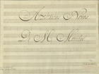 MARCHAL, Pedro Anselmo, fl. 1791-1796<br/>Azeitonas Novas / De M. Marchal [Entre 1795 e 1850]. - Partitura ([12] f.) ; 214x298 mm