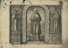 VACCARI, Andrea, fl. entre 1606 e 1614<br/>Vita e miracoli di S. Carlo Borromeo cardinale di S.tª R.ª chiesa del tit. di S.tª Prassede. - Romae : M.G. exc., 1610. - 8 gravuras : buril, p&b ; 22,7x30 cm (aprox. cada matriz)