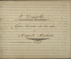 MACHADO, Augusto, 1845-1924<br/>O Desgelo : Opera Comica em tres actos / por Augusto Machado 1875. - Partitura (1 vol.) ; 275x357 mm. - ([Espólio de Augusto Machado. Secção C: Compositor e maestro. Série 4: Música])