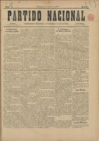 Partido Nacional : semanario politico, litterario e noticioso. - A. 1, n. 1 (6 Jun. 1895)-a. 1, n. 10 (4 Jan. 1896). - Lisboa : P.N., 1895-1896. - 47 Cm