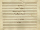 LEITE, António da Silva, 1759-1833<br/>Moteto a Solo : Paratur nobis / por Antonio da Silva Leite 1821. - Partitura ([1] 8 [1] p.) ; 218x287 mm + 1 parte instrumental + 1 parte vocal