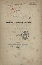 History of the abolition of the military subsidy impost at Oporto. - [Porto] : Typ. Commercial Portuense, 1842. - 24 p. ; 22 cm