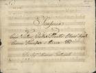 PORTUGAL, Marcos, 1762-1830<br/>Sinfonia : N 1 : Com Violini Violla Flautto Oboes Fagotte Corni Trombe e Basso / Do Sig.re Marcos Portugallo [entre 1782 e 1830]. - 13 partes