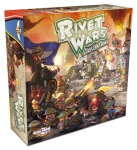 
						Rivet Wars é um jogo de tabuleiro de miniaturas que brota da imaginação distorcida de Ted Terranova - definido em um mundo que nunca deixou a I Guerra Mundial, mas com a tecnologia louca com tanques andantes, armadura à diesel, veículos uniciclos e cavalaria blindada.<br />
<br />
Não deixe que o visual bonito o engane, este é um mundo cheio de angústia e camaradagem devastado pela guerra e humor negro. <br />
<br />
Rivet Wars é na sua essência um jogo de estratégia, com ambos os jogadores implantando unidades em cada rodada para combater as ameaças constantes de seus adversários e ficar um passo à frente. <br />
<br />
Fortemente influenciado pela experiência de Ted trabalhando em jogos RTS como Rise of Nations, os jogadores reúnem recursos (bunkers e pontos de captura) e usa-os para implantar novas unidades.<br />
<br />
Há um fluxo e refluxo na paisagem tática e você pode surpreender seu adversário, mesmo quando ele achar que está ganhando!<br />
					
				 -  Jogos de Guerra -  Miniaturas; Política; Árabe; Labirinto -  Rolagem de Dados; Controle/Influência de Área; Movimento Ponto-a-Ponto; Movimento em Grades