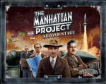 
						O Projeto Manhattan - segundo estágio, consiste de quatro pequenas expansões que podem ser adicionados ao jogo base, individualmente ou em conjunto.<br />
<br />
*Nações 2 (Nations 2), é como a expansão Nation, lançada anteriormente, cada jogador recebe uma carta que representar um país e obtém uma habilidade única. Sete novos países e habilidades estão presentes.<br />
*Tecnologia de foguetes, permite que você construa uma fábrica de foguetes durante a fase de projeto de bombas. Os foguetes funcionam exatamente como os bombardeiros, mas os caças não podem abatê-los.<br />
*Tecnologia bomba-H atualiza a fase de projeto de bombas. Permite a um jogador escolher uma carta-bomba durante a ação de projeto de bomba, você pode escolher colocar uma carta-bomba no final do deck de bombas, e pegar a carta da Bomba H, que agora está no topo do deck, e colocá-la em sua mão . Para construir a bomba-H, no entanto, o jogador precisa de lítio, que vem das novas cartas que funcionam como as minas no jogo base.<br />
*Personalidades, acrescenta sete personagens para o jogo baseado em indivíduos reais que contribuíram para o Projeto Manhattan. Cada vez que você recuperar seus trabalhadores, você irá selecionar um personagem diferente. Cada personagem irá lhe proporcionar benefícios até o próximo turno.					
				 -  Jogos de Estratégia -  Economia; Espionagem; Indústria; Negociação -  Alocação de Trabalhadores; Jogadores com Diferentes Habilidades