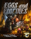 
						Eggs and Empires  é um rápido jogo de cartas em que os jogadores usam um deck com Cartas do Império contendo Aventureiros numerados de 1 à 10. Em cada turno, todos os jogadores irão selecionar uma carta de sua mão e jogá-las simultaneamente em uma tentativa de coletar os Melhores Ovos que irão valer Pontos de Vitória, enquanto evitam os desagradáveis Ovos Explosivos que fazem perder PV!<br />
<br />
Normalmente, o jogador que jogou o maior Aventureiro escolhe um Ovo primeiro e, em seguida, o jogador com o segundo maior aventureiro pega outro ovo, e assim por diante até que todos os ovos revelados sejam coletados. Ah, mas não é tão simples assim! Cada aventureiro tem um poder único que pode afetar a ordem em que os ovos são selecionados. Os poderes interagem de forma estratégica e impressionante para que cada mão fique diferente e excitante. 					
				 -  Jogos Familiares -  Jogo de Cartas; Dedução; Fantasia; Horror -  Ação Simultânea; Administração de Cartas; Pedra, Papel e Tesoura; Rolagem de Dados