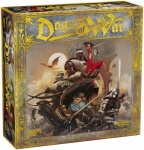 
						Dogs of War  é um elegante jogo ambientado em um universo renascentista com influência do steampunk. Casas nobres atacam uns aos outros em uma série de batalhas ferozes, e cabem aos jogadores e seus cães de guerra que os controlam, implantar seus exércitos particulares para apoiar qualquer casa que desejarem seus favores. Cavaleiros com engrenagens e máquinas de guerra imponentes mudam a maré da guerra ao entrarem nos campos de batalha, mas o interesse dos capitães dos cães de guerra na verdade residem nas recompensas oferecidas por cada casa nobre que apoiarem. Cada cão da guerra tem uma habilidade especial que os ajudará a reivindicar influência, vencer batalhas ou trair a casa na qual juraram lealdade!<br />
<br />
Dogs of War não é um jogo de pura potência militar, mas sim um jogo no qual a decepção e a traição muitas vezes lideram o caminho para uma decisiva vitória. O objetivo dos cães de guerra é ganhar mais poder no final do jogo. Graças ao elaborado design e desenvolvimento do jogo (de Paolo Mori, Mathieu Harlaut e Christopher Madura), existem muitas maneiras de alcançar este objetivo, como derrotar outros capitães em batalha, receber recompensas das casas na qual você ajudar, acumular ouro e tropas e o mais importante, ganhar influência com as casas que alcançarem o maior sucesso.					
				 -  Jogos de Estratégia -  Estratégia Abstrata; Renascença; Horror; Livro -  Alocação de Trabalhadores; Jogadores com Diferentes Habilidades; Jogo em Equipe; Movimento Ponto-a-Ponto