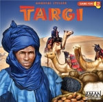 
						Os homens do povo do deserto Tuareg são chamados de ???Targi???, e como líderes tribais devem tratar de bens como sal e pimenta para conseguir moedas de ouro e benefícios.<br />
Em Targi os jogadores são os líderes de uma tribo tuaregue e querem aumentar a força de sua tribo e sua influência.<br />
Para fazer isso, eles precisam obter os itens certos e usar sabiamente suas ações possíveis para acabar com um pouco de ouro em seu bolso.<br />
Se você não chegar a um revendedor rapidamente, o adversário pode fazê-lo primeiro.<br />
					
				 -  Jogos de Estratégia -  Jogo de Cartas; Humor; Pré-Histórico -  Colecionar Componentes; Alocação de Trabalhadores; Negociação