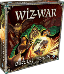 
						Bestial Forces é a segunda expansão para Wiz-War, um jogo caótico e frenético de duelos de magos. Agora, uma horda de novas criaturas irrompe no labirinto, trazendo novos níveis de magia selvagem para Wiz-War.<br />
<br />
Você encontrará seis criaturas únicas nesta expansão, emergindo de três escolas novíssimas de magia: Mitológica, Totem e Dracônico. Com as novas criações Totem, relíquias poderosas e estranhas energias, Bestial Forces apresenta nova selvageria enquanto seus magos lutam pelo domínio. Tom Jolly, o designer original de Wiz-War, apresenta algumas das cartas e recursos que você encontrará em Bestial Forces.<br />
					
				 -  Jogos Temáticos -  Fantasia; Luta; Jogo Festivo; Ficção Científica -  Administração de Cartas; Eliminação de Jogadores; Movimento em Grades; Rolagem de Dados