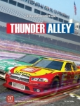 
						Thunder Alley é um jogo de corridas de stock car para 2-7 jogadores com a sensação e a flexibilidade de uma simulação orientada por cartas. Drafting, trabalho em equipe, acidentes, bandeiras amarelas, a estratégia de pit, trabalho para liderar voltas e sprints para a linha de chegada estão todos incluídos e trazem a sensação da corrida para o jogo. Os jogadores não controlam um carro, mas uma equipe de 3-6 carros. Assim, cada corrida não é apenas uma corrida para a bandeira quadriculada, mas um esforço para maximizar a pontuação para cada carro em sua equipe. Ganhar é importante, mas se apenas um carro cruza a linha de chegada, sua equipe pode acabar fora do círculo do vencedor. <br />
<br />
O jogo inclui quatro tipos diferentes de movimento, muitas vezes com muitos carros movendo-se com uma única carta, e cada tipo tem o seu lugar e tempo:<br />
- Movimento Solo permite romper com o bloco;<br />
- Draft e Perseguição são mais utilizados para manter sua equipe de carros juntos;<br />
- Movimento Líder pode criar um pacote de carros que se move para a frente. <br />
<br />
As voltas são rápidas, cada jogada é importante, e a situação na pista é fluida. O movimento errado na situação errada pode ser desastrosa, com você, possivelmente, ser deixado de fora do circuito e sozinho. Jogadores experientes serão capazes de identificar o melhor tipo de movimento para a situação atual.  <br />
<br />
Carros sofrem desgaste ao longo de uma corrida e precisam fazer pit stops. O desgaste dos pneus, dificuldades com a suspensão, problemas de combustível, e os principais problemas de motor e transmissão estão todos modelados no jogo. Se você se sente com sorte, você pode tentar segurar o carro com estes problemas um pouco mais na esperança de que uma bandeira amarela vai sair e causar uma corrida em massa para os boxes. ?? espera de um amarelo que nunca chega pode ser enlouquecedor enquanto o resto dos carros passam pelo seu carro desgastado. Além do mais, um baralho de evento -  Jogos Temáticos -  Corrida; Colecionável; Quadrinhos; Eletrônico -  Administração de Cartas; Construção de Baralho/Peças; Jogadores com Diferentes Habilidades; Sistema de Pontos de Ação