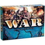 
						War (baseado no jogo americano Risk) é disputado com um mapa do mundo dividido em 6 regiões (Europa, Ásia, África, América do Norte, América do Sul e Oceania). Cada jogador recebe uma carta com um determinado objetivo e quem completar primeiro o seu e declará-lo cumprido é o vencedor.<br />
?? disputado em rodadas, nas quais os participantes colocam exércitos e atacam outros oponentes.<br />
Uma partida pode durar várias horas, com disputas, regidas pela estratégia dos jogadores e pela sorte lançada pelos dados.					
				 -  Jogos de Guerra -  Expansão Territorial; Guerra Moderna; Tema de Cinema/TV/Rádio; Fantasia -  Controle/Influência de Área; Movimento de Área; Pedra, Papel e Tesoura; Seleção de Cartas