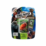 
						Versão do famoso jogo Super Trunfo, com animais primatas. Escolha uma característica; compare as cartas de todos os jogadores; e quem tiver o maior valor leva todas as cartas em disputa. Ganha quem conseguir todas as cartas.					
				 -  Jogos Familiares -  Jogo de Cartas -  Administração de Cartas