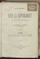ANSUR, Alfredo, 1849-1927<br/>Le Roi-traducteur ou vive la République / par Alfredo Ansúr. - Lisboa : [s.n.], 1878. - 47 p. ; 22 cm