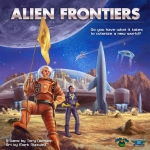
						Alien Frontiers é um jogo de gerenciamento de recursos e desenvolvimento planetário para dois a quatro jogadores. Durante o jogo você irá utilizar as instalações orbitais e tecnologia alienígena para a construção de cúpulas de colônias em locais estratégicos para controlar o mundo recém-descoberto.<br />
<br />
O tabuleiro do jogo mostra o planeta, sua lua, as estações em órbita ao redor do planeta e estrela do sistema solar. Os dados que são dados no início do jogo representam as naves espaciais em sua frota. Você vai atribuir estas naves para as instalações orbitais, a fim de ganhar recursos, ampliar a sua frota, e colonizar o planeta.					
				 -  Jogos de Estraté -  Jogo de Dados; Tema de Cinema/TV/Rádio; Ficção Científica; Luta -  Alocação de Trabalhadores; Controle/Influência de Área; Rolagem de Dados; RPG
