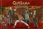 
						QUISSAMA é um jogo de tabuleiro com temática brasileira e mecânica europeia, para 2 a 4 (ou 5!) jogadores, ambientado no Rio de Janeiro de 1868. De acordo com nossas estatísticas, o tempo médio de jogo é de 30 minutos.<br />
<br />
Nele, os jogadores assumem o papel de personagens fictícios ou históricos para cumprir seus objetivos, que podem ter facetas variadas: política (influenciando o Ministério), financeira (dominando os comércios), ideológica (libertando os capoeiras das senzalas), de busca (encontrando uma escrava foragida) ou mesmo um tanto suspeita (liderando uma malta de capoeiras).					
				 -  Jogos de Estratégia -  Jogo de Cartas; Livro; Exploração; Ficção Científica -  Administração de Cartas; Controle/Influência de Área; Jogadores com Diferentes Habilidades; Seleção de Cartas