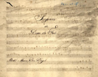 PORTUGAL, Marcos, 1762-1830<br/>Sinfonia do Duca de Foá / Do Snr. Marcos Antonio Portugal [Entre 1805 e 1815]. - Partitura [4 f.] ; 230x305 mm