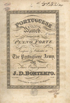 BOMTEMPO, João Domingos, 1775-1842<br/>Portuguese March / by J.D. Bomtempo. - London : Clementi, [18--]. - Partitura (4 p.) ; 32 cm