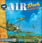 
						Esta expansão para Memoir 44 inclui oito aviões pintados e as regras do ar necessárias para levá-los a participar da Batalha da Grã-Bretanha para a Batalha de Midway, a partir do ar gelado de Kursk para os céus amenos de Malta, e profundamente em território nazista.<br />
<br />
Também incluído no pacote há uma compilação completa de todos os 64 cenários oficiais de Memoir 44 publicados até à data, incluindo revisões de muitos deles - aproveitando as inúmeras expansões agora disponíveis para o sistema de jogo.<br />
<br />
Air Pack traz ainda mais um completo baralho de 120 cartas descrevendo cada terreno único, regras especiais, tipos de tropa e nação introduzidas desde o lançamento do jogo.					
				 -  Jogos de Guerra -  Aviação / Vôo; Segunda Guerra Mundial; Expansão para Jogo Base; Luta -  Administração de Cartas; Campanha/ Batalhas Dirigidas por Cartas; Rolagem de Dados; Jogo em Equipe