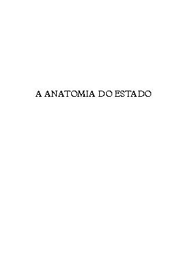 A Anatomia do Estado