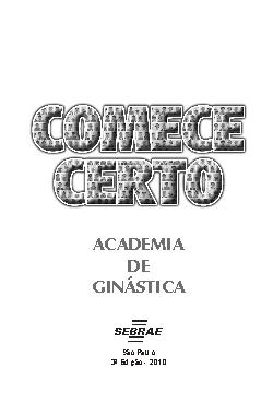 Sebrae - Academia De Ginástica