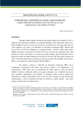 <BR>Data: 11/2014<BR>Responsabilidade: Pedro Fernando Nery<BR>Endereço para citar este documento: -www2.senado.gov.br/bdsf/item/id/503076->www2.senado.gov.br/bdsf/item/id/503076