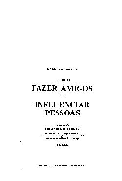 Como Fazer Amigos e Influenciar Pessoas