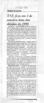 <BR>Data: 30/11/1989<BR>Fonte: Jornal do Brasil, 30 nov. 1989<BR>Endereço para citar este documento: ->www2.senado.leg.br/bdsf/item/id/496701