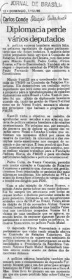 <BR>Data: 07/12/1987<BR>Fonte: Jornal de Brasília, 7 dez. 1987<BR>Endereço para citar este documento: ->www2.senado.leg.br/bdsf/item/id/496681