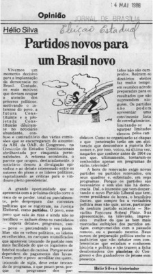 <BR>Data: 14/05/1986<BR>Fonte: Jornal de Brasília, 14 mai. 1986, Opinião<BR>Endereço para citar este documento: -www2.senado.leg.br/bdsf/item/id/496684->www2.senado.leg.br/bdsf/item/id/496684