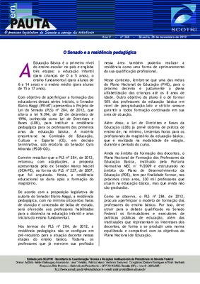 <BR>Data: 26/11/2012<BR>Fonte: Em Pauta : O processo legislativo do Senado a serviço da cidadania, n. 246, 26 nov. 2012.<BR>Endereço para citar este documento: ->www2.senado.leg.br/bdsf/item/id/243119