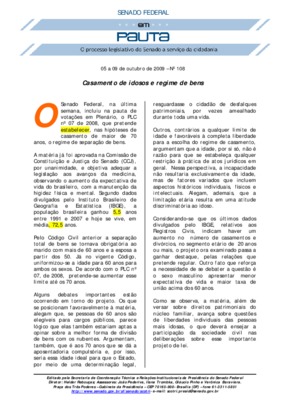 <BR>Data: 05/10/2009<BR>Fonte: Em Pauta : O processo legislativo do Senado a serviço da cidadania, n.108, 5 out./9 out. 2009<BR>Endereço para citar este documento: ->www2.senado.leg.br/bdsf/item/id/174086