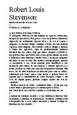 Robert Louis Stevenson