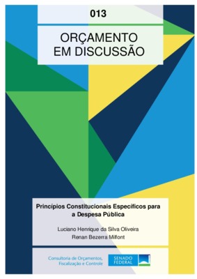 <BR>Data: 12/2014<BR>Conteúdo: Introdução -- A Transparência do Orçamento Público -- A Obrigatoriedade da Execução Orçamentária e os Direitos Fundamentais -- A Qualidade do Gasto Público -- Conclusão<BR>Responsabilidade: Luciano Henrique da Silva Oliveira