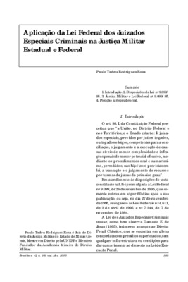 <BR>Data: 10/2005<BR>Fonte: Revista de informação legislativa, v. 42, n. 168, p. 185-188, out./dez. 2005<BR>Parte de: ->Revista de informação legislativa : v. 42, n. 168 (out./dez. 2005)<BR>Responsabilidade: Paulo Tadeu Rodrigues Rosa<BR>Endereço para cit