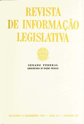 <BR>Data: 10/1974<BR>Endereço para citar este documento: ->www2.senado.leg.br/bdsf/item/id/496777
