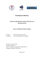 Recuperação Estrutural, Reforço Estrutural, Estruturas de Aço, Edificações Históricas e Manutenção de Edificações