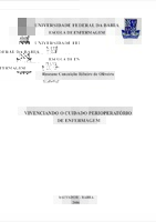 Enfermagem, cuidar/cuidado, perioperatório, história oral, pesquisa