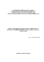 Responsabilidade Social; Responsabilidade Social Empresarial; Novo Institucionalismo; Setor Citrícola.