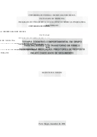 Transtorno de pânico; terapia cognitivo-comportamental