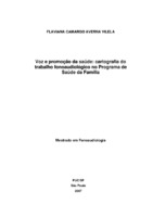 Voz, Programa de saúde da família, Promoção da saúde
