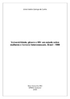 HIV; Mulheres e homens heterossexuais; Brasil; 1998
