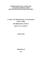 Lúdico, Lazer, Animação sociocultural, Educação Física e Adulto.