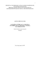 políticas públicas; SASE; Educação Social