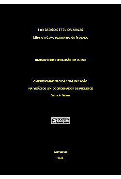 O Gerenciamento da Comunicação na visão 